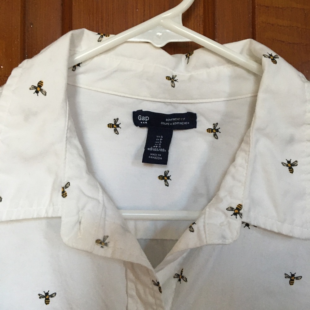 Boyfriend Fit Gap Button Down